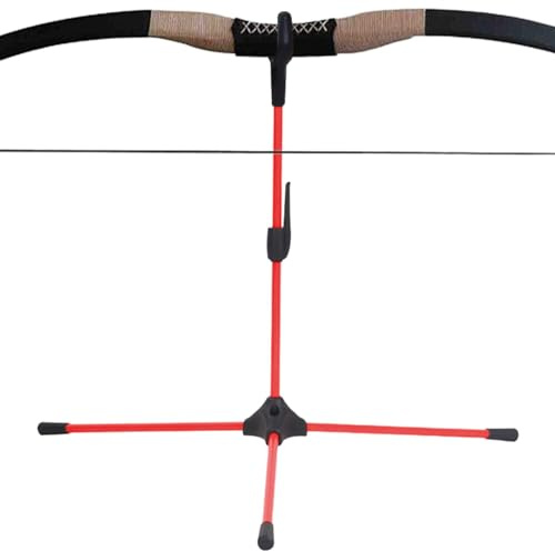 Recurve-Bogenständer,Recurve- -Arbeitsständer | Leichter Bogenständer aus Fiberglas | Tragbarer Bogenhalter für Recurve-, Langbogen-Takedown-, Langer Bogenaufhänger zur sicheren Präsenta