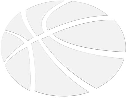 HOMOCONO Basketball Spiegel Aufkleber Wandaufkleber Für Schlafzimmer Familien Wandaufkleber Wohnzimmer Ornament Spiegeloberfläche Wandaufkleber Wanddekoration Wanddekor Aufkleber