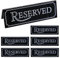 Letreros de Mesa Reservados Acrílicos, Paquete de 6, para Bodas, Restaurantes, Oficinas, Fiestas
