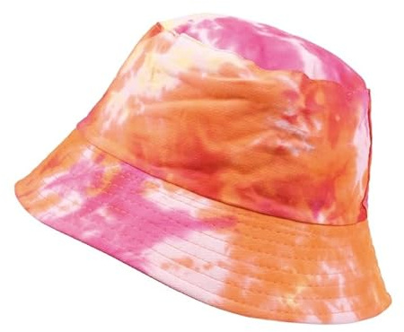 Capelli New York - Batik-Fischerhut Wendbar (DE/NL/SE/PL, Alphanumerisch, Einheitsgröße, Pink Combo)