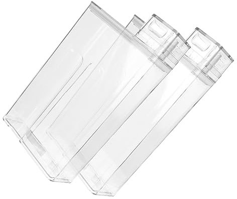 Amosfun 2piezas Dispenser Hermético para Polvo De Lavandería De Contenedores Reutilizables con Tapa Almacenamiento Transparente para Detergente y Loción Apto para Hogar y Hotel