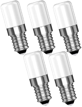 Kühlschranklampe, 5 Stück Kühlschrank Glühbirne 2w, Kühlschrankbirne Led, Glühbirnen Für Kühlschränke, Kühlschrankbeleuchtung Led Für Die Innenbeleuchtung Von Kühlschränken