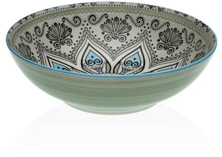 Ensaladera Versa Verde Cerámica Porcelana 22,5 x 9 x 22,5 cm - Marca: Versa - EAN: 8420327549402