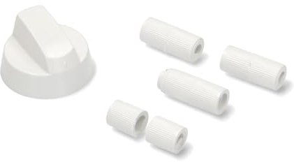 KGA SUPPLIES Manopola di controllo universale nera compatibile con i modelli Candy di forno e piano cottura 40 mm plastica