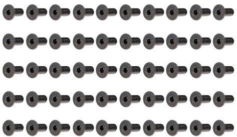 Juego de 50 tornillos para pedales de ciclismo profesionales, de acero inoxidable, para tacos de zapatos de bicicleta, fácil instalación