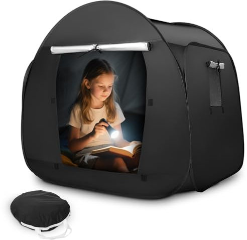 Pop up Zelt Kinder, Mini Sensorisches Zelt Autismus Hilfsmittel für Kinder zum Spielen und Entspannen | Autismus, SPD, Ängsten, kinderzelte mit Reise Tragetasche, Sensory Tent für Zuhause Schu