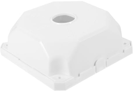 Ipetboom Outdoor Security Camera Junction Box Cord Protector with Spacious Cable Management for Wall Mount Bracket Cameras Weather-resistant Extension Cord Cover for Neat Outdoor Wiring