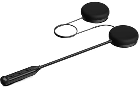 Motorradhelm-Headset, kabellose Kopfhörer, 12 mm ultradünne Ohrhörer, intelligente Gegensprechanlage, Freisprech-Musiksteuerung, Outdoor-Reitkommunikationsgerät für Biker, Touring, Powersports, Roller