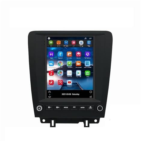 Pantalla de CarPlay Navegador GPS para Coche Android 12 1G+16G con Pantalla Vertical Estilo para Tesla para Ford para Mustang