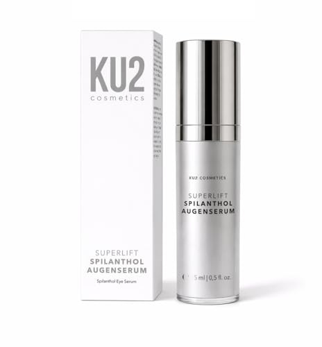 KU2 Cosmetics Superlift Spilanthol Augenserum, 15 ml | Anti Aging Augenpflege, Mit Peptiden, Multi-Hyaluron, Feuchtigkeitsspendend