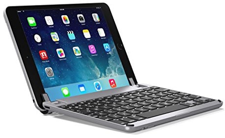 BRYDGE 9.7, Hochwertige Bluetooth Tastatur aus Aluminium, deutsches Layout QWERTZ, fürs iPad 2018 und 2017 (6. & 5. Generation), iPad Pro 9.7, iPad Air 1 & Air 2, space grau