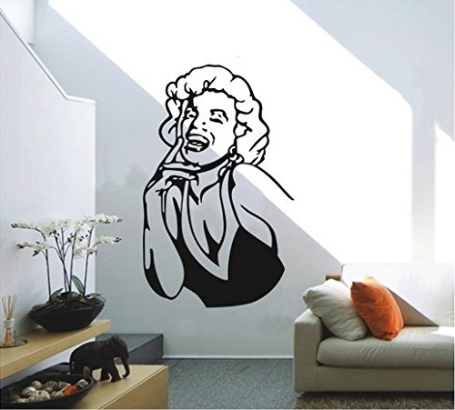Marilyn Monroe XXL Zimmer Zuhause Modern Aufkleber Dekoration Dekor Stilvoll Aufkleber Abziehbilder