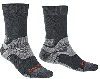 Bridgedale Men's Hike Endurance Midweight Boot Sock, Grey, S
