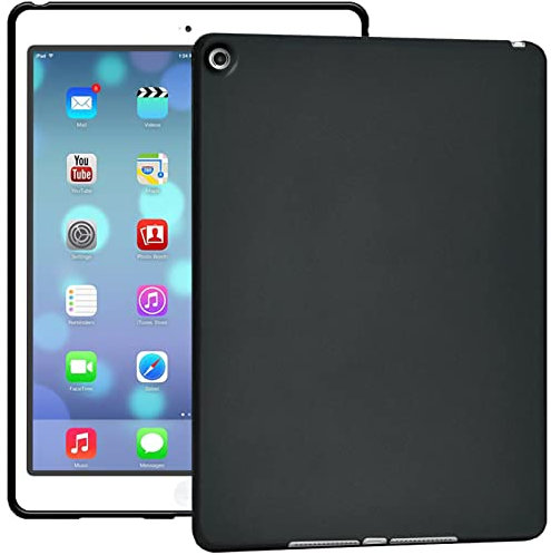 Verco Funda iPad Mini 5 7.9 2019, Tapa Trasera de TPU Flexible Carcasa Silicón Case [AA2133/A2124/A2126], Negro