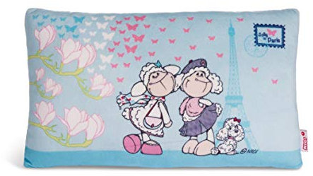 NICI Kissen Jolly Chic und Jolly Paris rechteckig 43x25