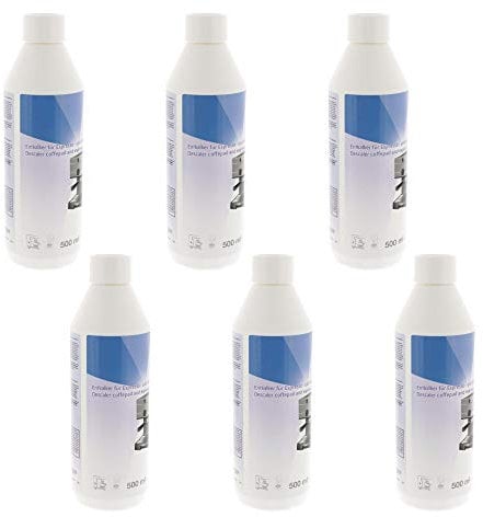 Ex-Pro 6 PACK 500ml Descaler for Espresso and Pod Coffee Machines, Compatible with/for Lavazza, Tassimo, Dolce Gusto, and more
