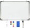 vidaXL Whiteboard Magnetisch Magnettafel Magnetwand Wandtafel Pinnwand Memoboard Präsentationstafel Schreibtafel Weiß 50x35cm Stahl