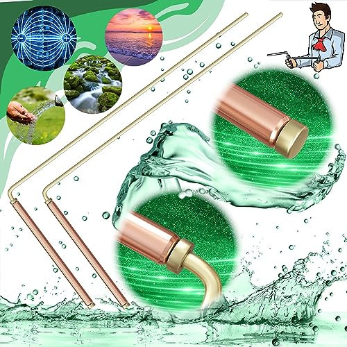 Baguettes de Sourcier Professionnelles Manches 100% Cuivre - Baguette de Radiesthésie Fines - Marque Française [SATISFAIT ou REMBOURSE A VIE]