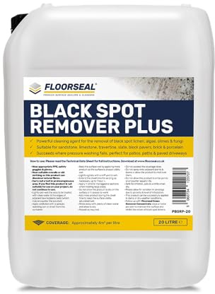 Black Spot Remover Plus - Max Power - Removes Lichen, Algae & Bird Droppings (20 Litre)