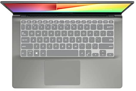 MiNGFi Silicone Keyboard Cover for ASUS VivoBook Flip 14 TP412FA VivoBook S14 S430 - Transparent