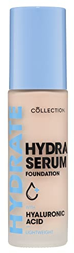 Collection Cosmetics Hydra Serum Foundation, Breathable Formula for Glowy Skin, 30ml, Extra Fair