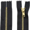 AERZETIX - C61205-2er-Set Nicht trennbare Reißverschlüsse 10 cm aus Metall - Zipper - Farbe Schwarz - nähzubehör Lederwaren etuis röcke Kleider Hosen kurzwaren