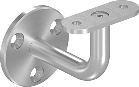 STEINBACHER© | Edelstahl Handlaufhalter für LED Handläufe, Anschluss gerade, V4A