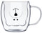Xeemo Tasse à Café Mignon avec Poignée, Tasse en Verre à Double Paroi Isolation, Tasse à Thé En Animal Mignon, Tasse à Lait Mignonne, Tasse Expresso, Tasse Cappuccino, Cadeau pour Anniversaire (Ours)