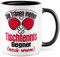 Tischtennis Tasse Tränen noch warm lustiger Spruch Geschenkidee Ping Pong Kaffeetasse Geschenk für Tischtennisspieler Kaffeebecher Witz Humor Becher