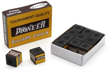 Billard Zubehör Billardkreide Billard Chalk Pioneer, 12er Pack