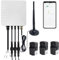 OWON 1 or 3 Phase Tuya Wi-Fi Bi-Directional Energy Monitor,Smart Home Power Monitor with 3 * 80A Clamp, Track Electricity in Real Time, Solar/Net Metering