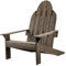 Wiltec Massivholz Adirondack Gartenstuhl 89 x 72 x 92,5 cm, Gartenstuhl aus Holz bis 160 kg, ergonomischer Gartensessel aus Kiefer, Gartenmöbel zeitlos massiv
