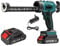 Pistolet à Silicone électrique pour Makita 18V,Pistolet à cartouche electrique 2000mAh,Pistolet silicone avec LED,4 vitesses,Pistolet Silicone 300ML pour Sceller,Étanchéifier (1× Batterie)