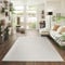 Fashion4Home Teppich Wohnzimmer – Einfarbig Teppich, Uni Teppich fürs Kinderzimmer, Schlafzimmer, Arbeitszimmer, Büro, Flur und Küche - Kurzflor Teppich Cream-Weiß, Größe: 160x230 cm