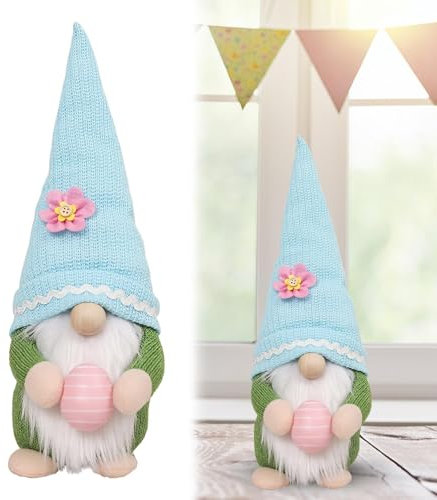 Osterzwerge Plüsch Gefüllt, Osterwichtel, Wichtel Figuren, Dekorationen Gesichtsloses Puppenhaus Ostern Mit Ei, Hasenzwerge Plüschpuppe, Handgefertigte Frühlingszwerge, Osterdekoration, Sammlerfigur