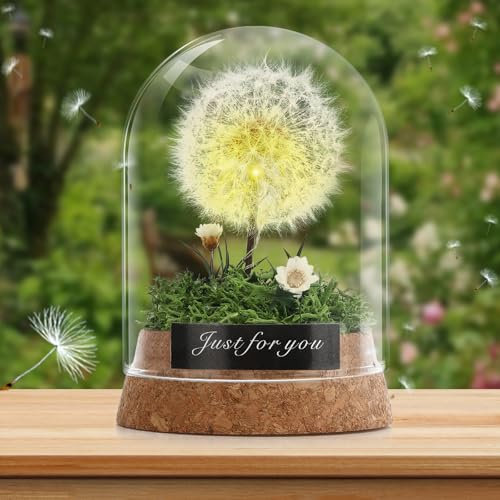 Pavlleen Fiore desiderato, vero leone in vetro, regalo decorativo in vetro, regalo per donne, fidanzata, ragazze, regalo di compleanno, San Valentino, matrimonio