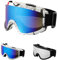Youery Lunette Moto Cross Anti-Buée Vent Poussière Masque Moto Cross Lunette Moto pour Homme et Femme pour Les Sports de Plein Air Motocross Ski (A Couleur)