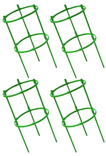 Sewroro Vielseitiges Verstellbares Rankgitter aus Bruchfestem Material 8 Stufiges Pflanzenstützgestell 136cm Rundes Tomaten und Kletterpflanzen Gestell für Garten und Balkon