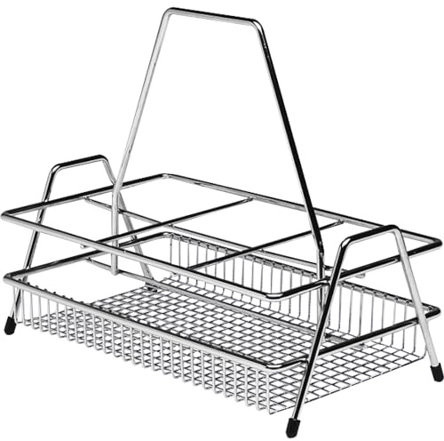 VS Flaschenträger Stahldraht Silber