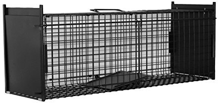 D&S Vertriebs GmbH Fuchsfalle Marderfalle Rattenfalle Kleintierfalle mit 2 Eingängen 150 x 33 x 31 cm