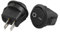 TecnoStore® Mini interrupteur rond 15 mm 2 contacts noir 250 V 3 A ON/OFF SWITCH 2 broches G113