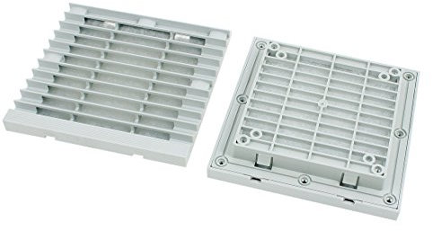 Aexit 2pcs 148.5mm x 148.5mm Plastic Cabinet Washable axia-l Flow Fan Foam D-ust Filter (bb363f6ace46de8f55adfafca56a100f)