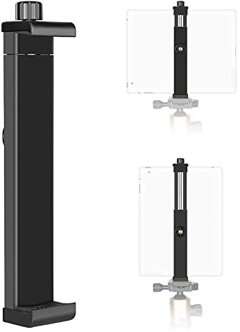 Neewer Soporte Adaptador de trípode para iPad de 16 a 23,5 cm, Abrazadera Ajustable para iPad Mini, iPad 2/3/4, iPad Air/Air2, iPad Pro, Microsoft Surface Samsung Tab 7.0 Series