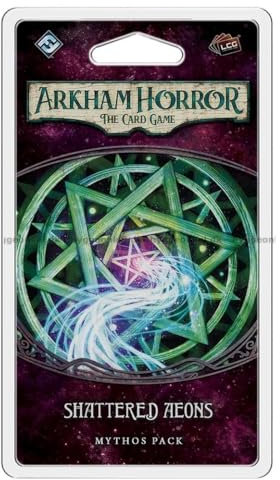 Fantasy Flight Games , Arkham Horror The Card Game: Mythos Pack - 3.6. Shattered Aeons , Card Game , Ages 14+ , 1 to 4 Players , 60 to 120 Minutes Playing Time