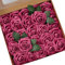 Ksnnrsng Mousse Rose Artificielles Fleurs Fausse Roses Faux Bouquet pour DIY fête Maison Mariage Décoration (25 pièces, Fuchsia)