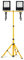 Froadp Projecteur de chantier LED Projecteur de travail avec support tripode réglable en hauteur Projecteur de sécurité pour les applications extérieures Jardins, parcs (2 x 100 W, blanc froid)