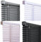 PVC Venetian Blind Blinds Easy Fit Curtains Trimmable Fittings Windows Treatment Shutters Twist Open Close (Grey, 60x150)