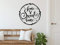 GRAZDesign Wandtattoo Wohnzimmer Home Sweet Home mit Kranz, modern, Aufkleber für Flur, Schlafzimmer - 010 weiss