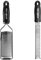 Lékué Gourmet Series Coarse Grater, Black & Zester Grater Black Stainless Steel Premium Classic Series