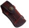 DONGKER Leather Knife Sheath, Pocket Knife Pouch Handmade Vintage Knife Sheath w/Snap Closure Fit 4'' Folding Knife (without knife)